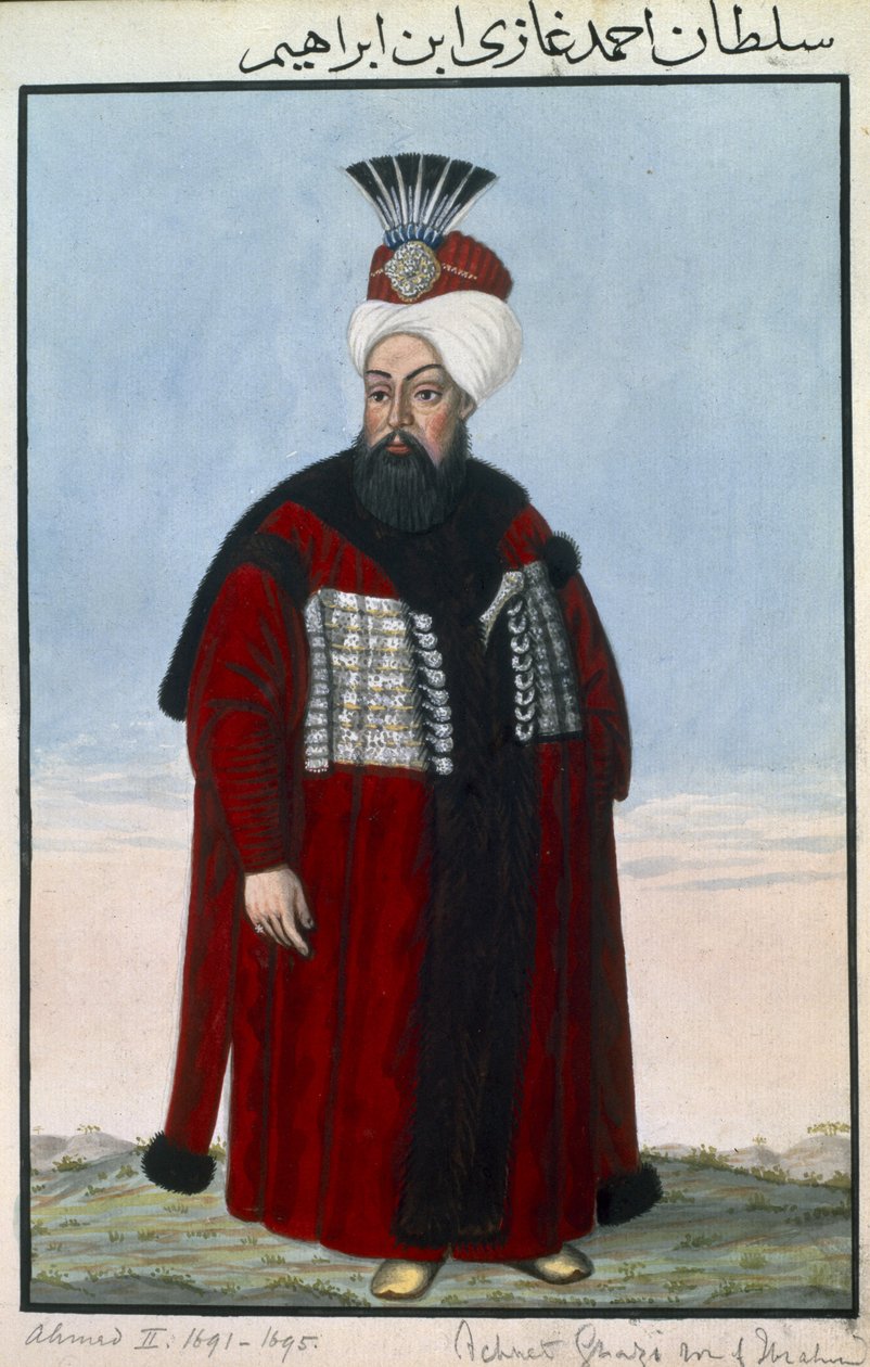 Ahmed II (1642-95) Sultan 1691-95, de 