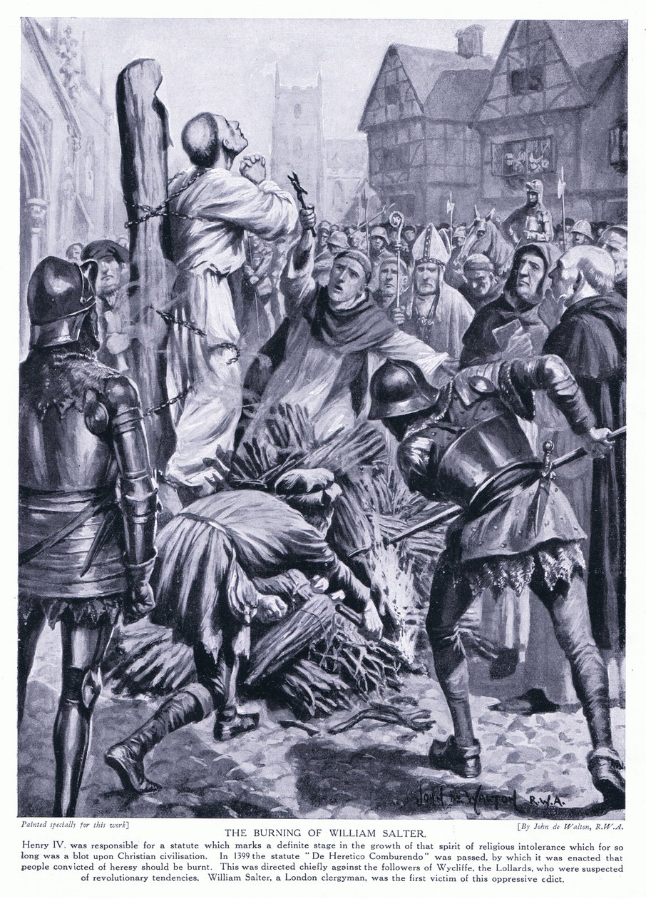 Le bûcher de William Salter - John de Walton