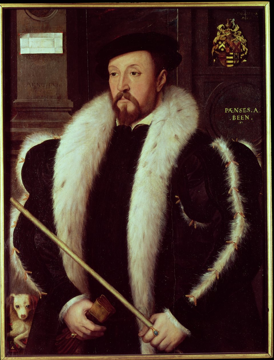 Thomas Wentworth, 1er baron Wentworth de Nettlestead, 1549 (panneau) - John Bettes the Younger