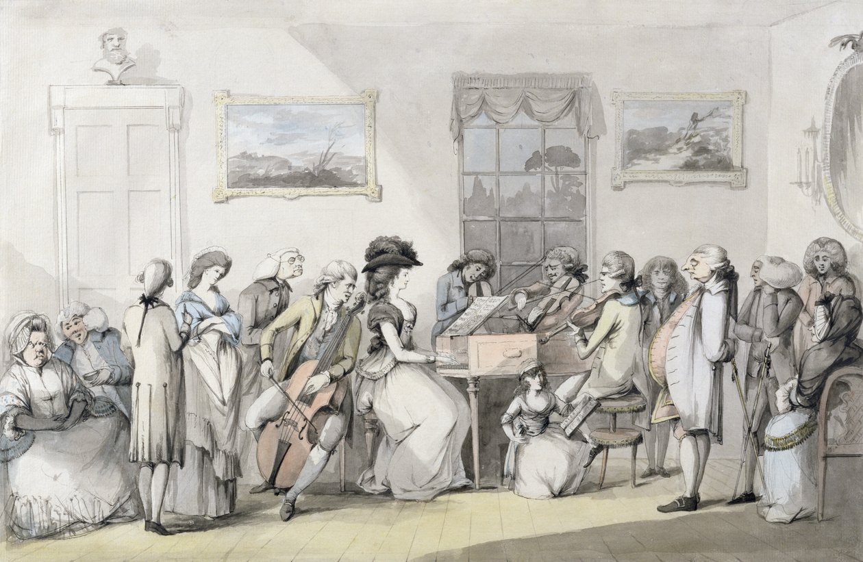 La fête de concert, 1784 - John the Younger Dunthorne