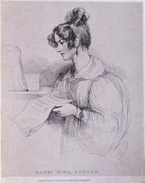 Mademoiselle Nina Sontag, gravée par William Sharp (1803-75) - John (after) Hayter