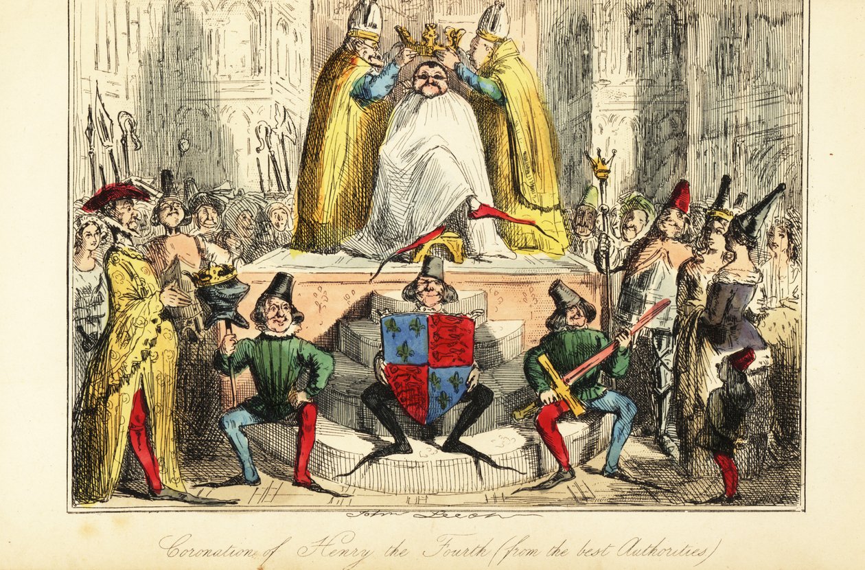 Le couronnement du roi Henri IV d