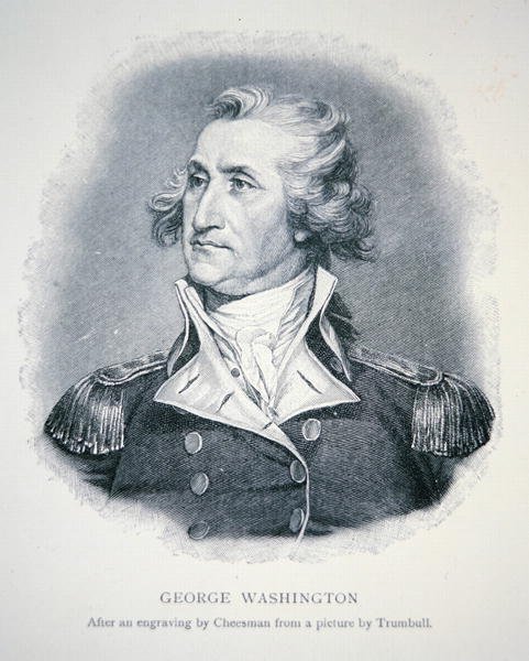 George Washington, gravé par Thomas Cheesman (1760-1835) - John (after) Trumbull