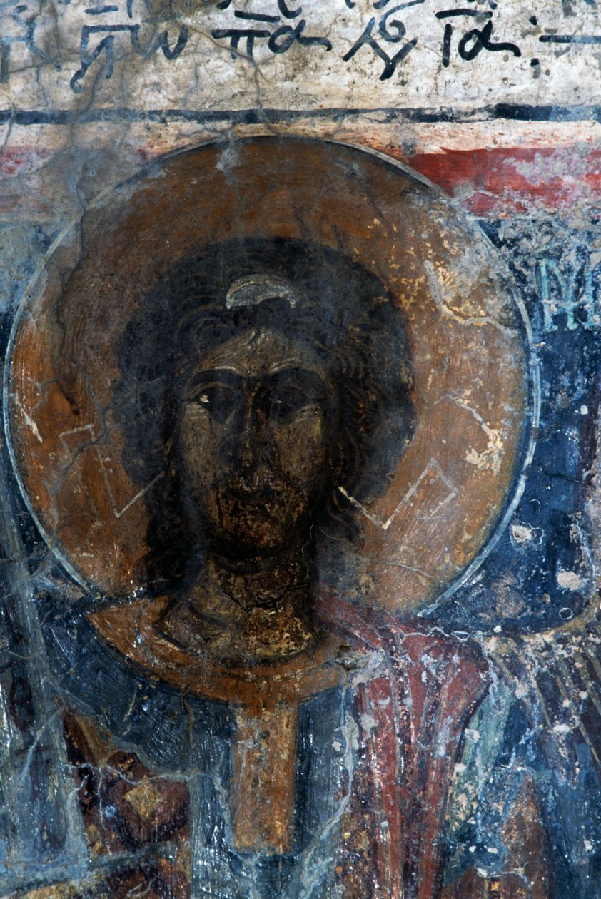 Christ, fresque dans l