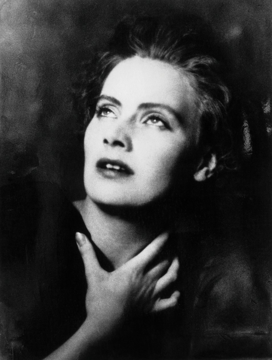 Portrait de Greta Garbo, nom de scène de Greta Lovisa Gustafsson (1905-1990), actrice suédoise, photographie par Arnold Genthe (1869-1942) de 1925, tirage aux sels d