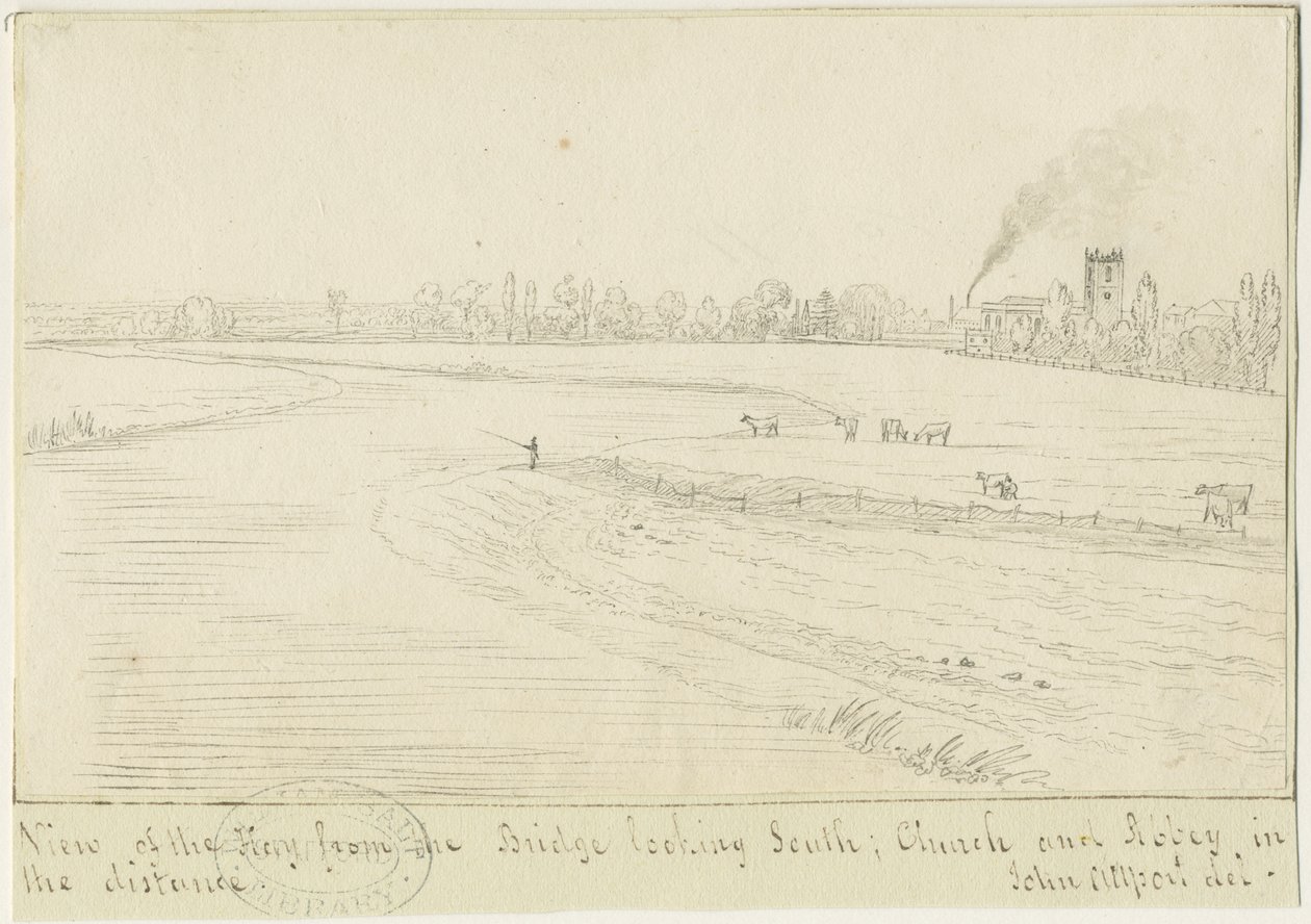 Burton-upon-Trent : dessin à la plume et à l