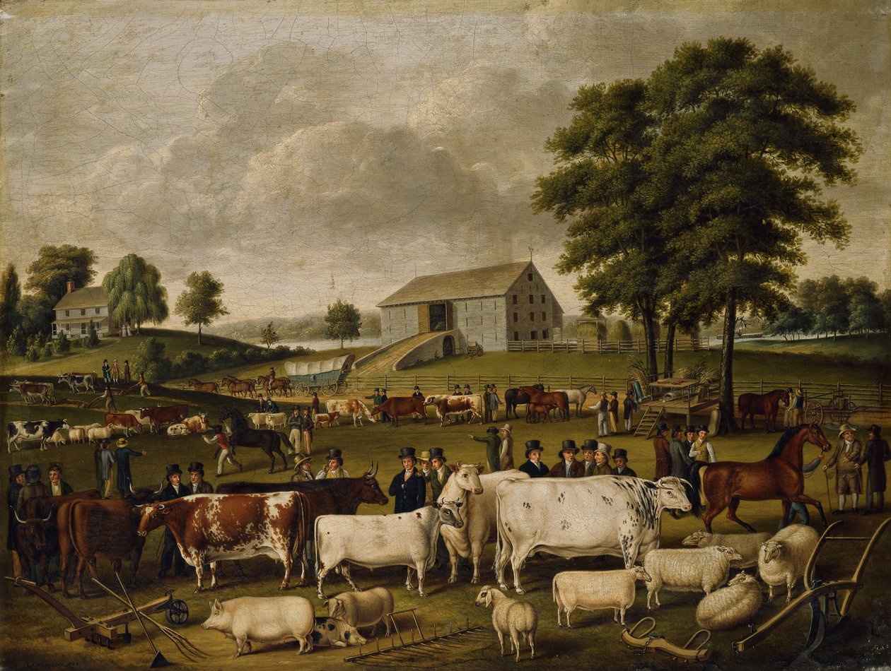 Une foire de campagne en Pennsylvanie, 1824 - John Archibald Woodside