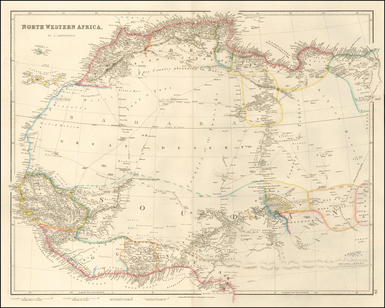 Carte de 1842 de l