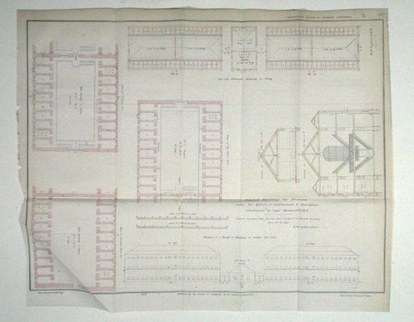 Bâtiments proposés pour les prisonniers sous le système de confinement et de discipline entretenu par le capitaine Machonochie, R.N. - John Arrowsmith