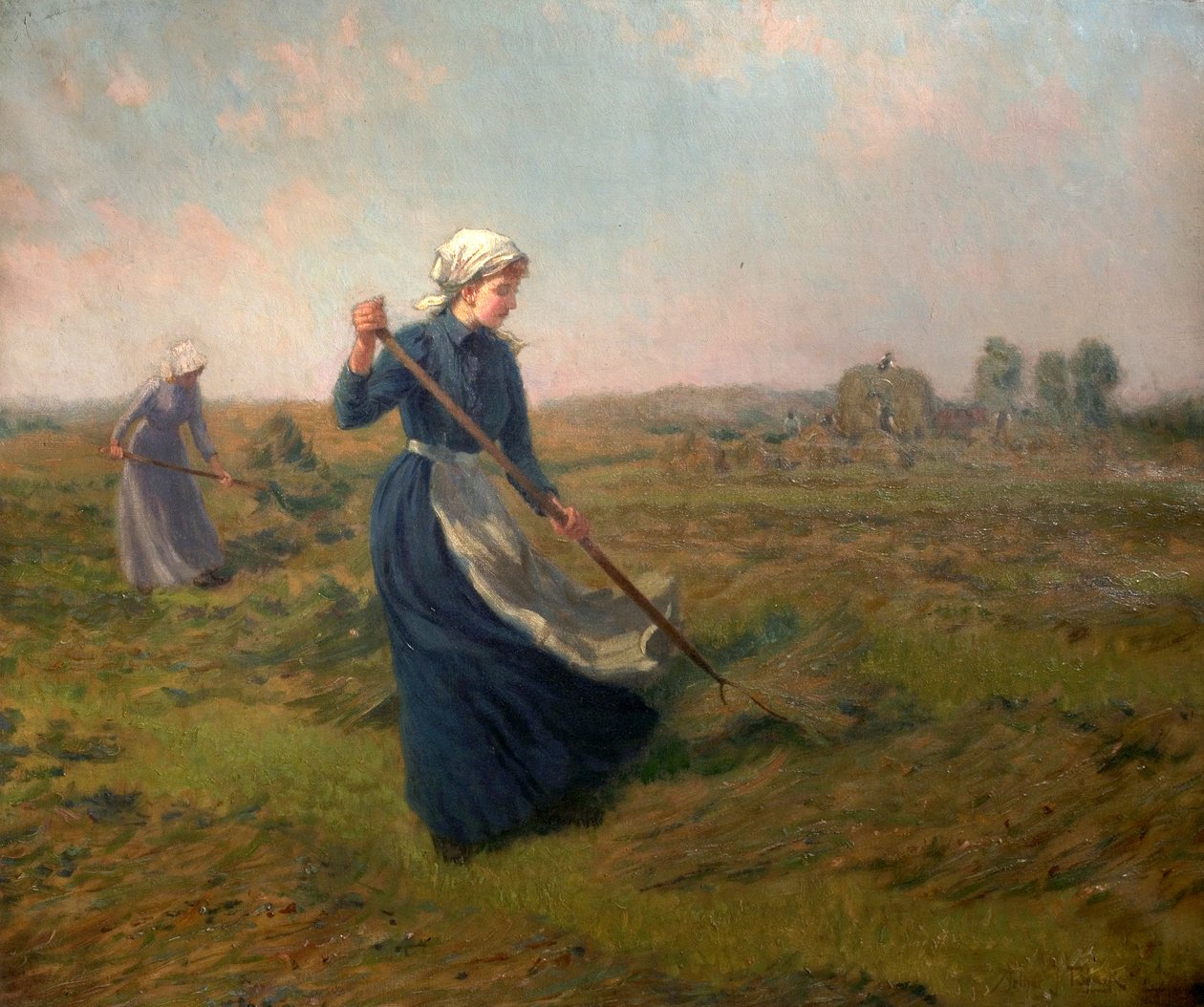 Fille faneuse - John Arthur Black