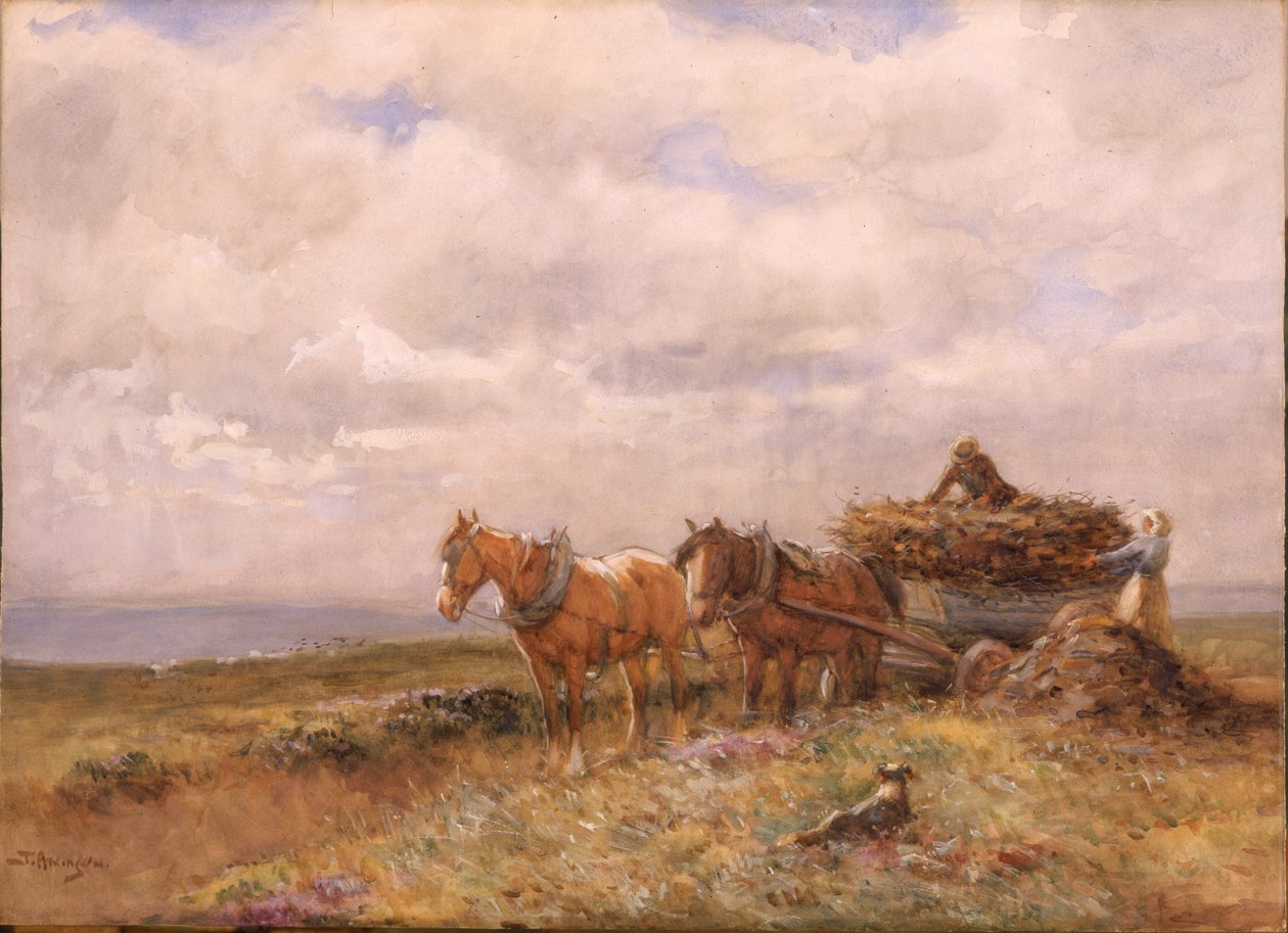 Transport de tourbe - John Atkinson