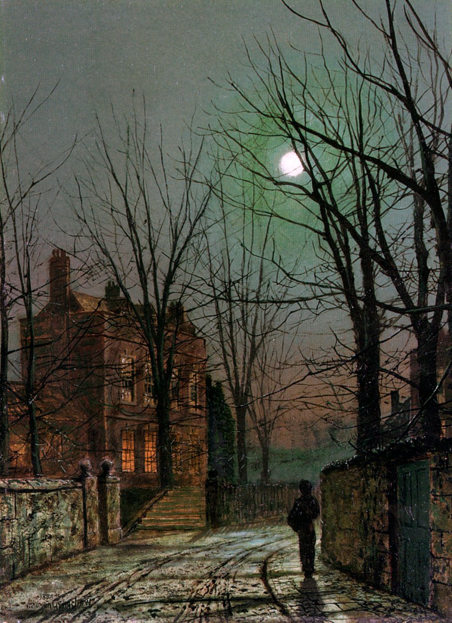 À la lumière de la lune, 1882 - John Atkinson Grimshaw