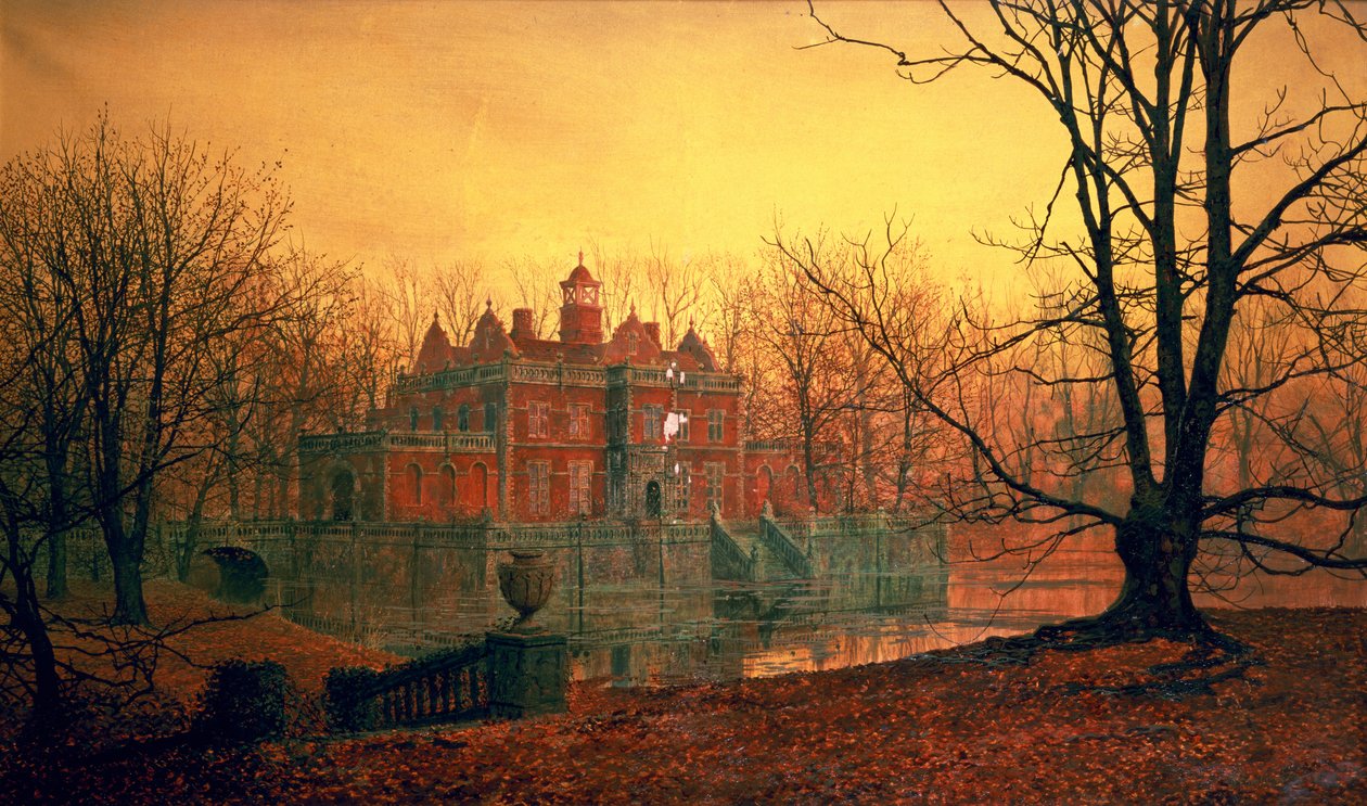La maison hantée - John Atkinson Grimshaw