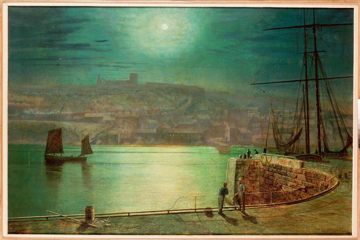 Le Port de Whitby au Clair de Lune, 1870 - John Atkinson Grimshaw