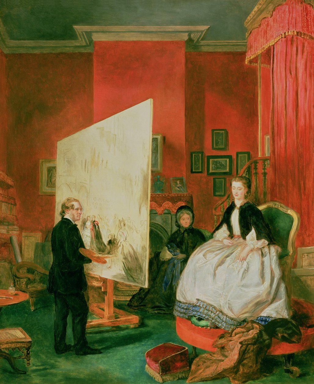 Frith dans son studio | John Ballantyne | Estampe d'art