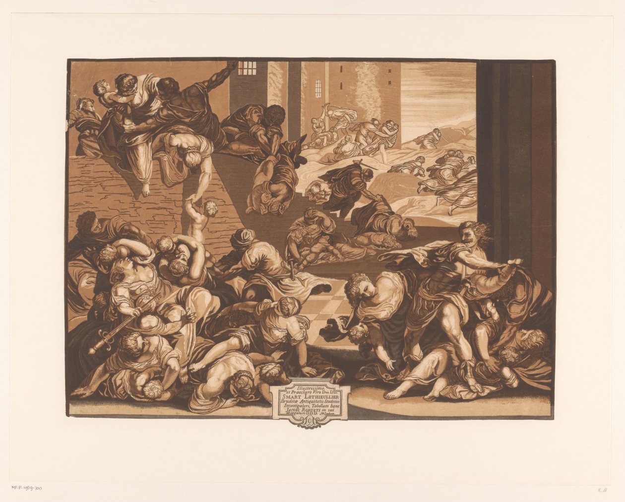 Massacre des Innocents à Bethléem (Kunstwerken van Venetiaanse meesters, Opera selectiora) - John Baptist Jackson