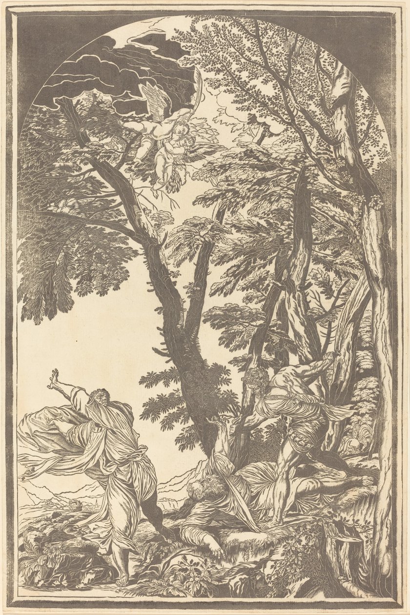 La Mort de Saint Pierre Martyr - John Baptist Jackson after Titian