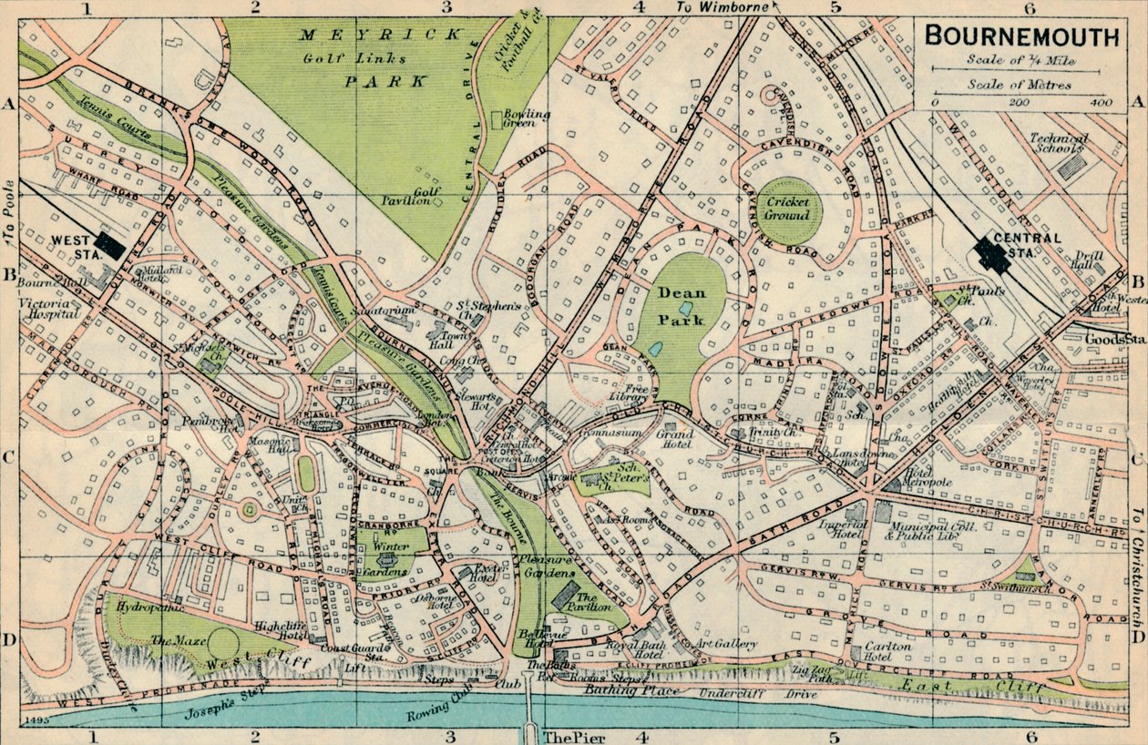 Bournemouth, 20ème siècle - John Bartholomew