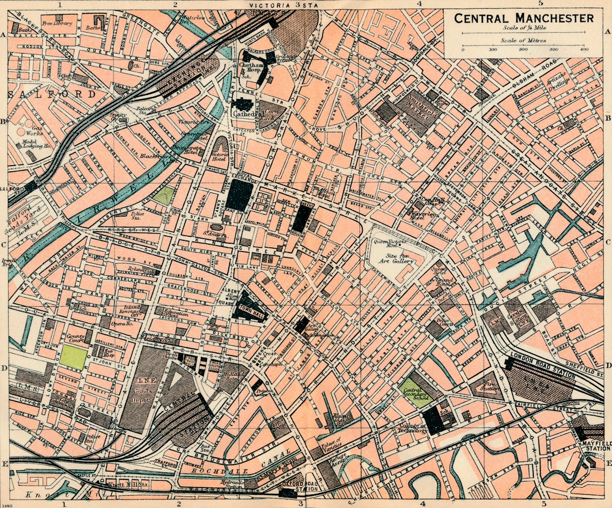 Centre de Manchester, XXe siècle - John Bartholomew