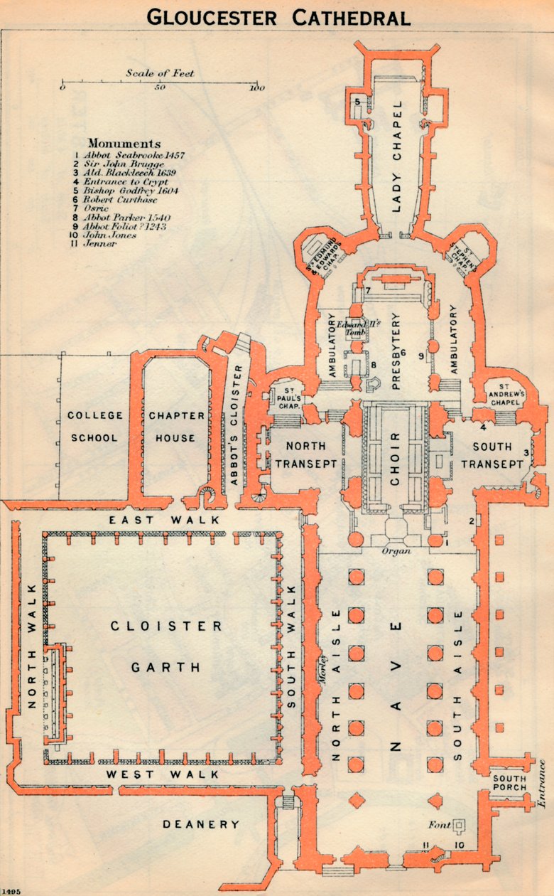 Cathédrale de Gloucester, XXe siècle - John Bartholomew