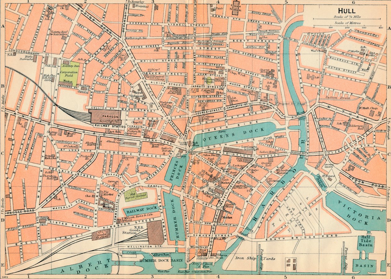 Hull, 20ème siècle - John Bartholomew