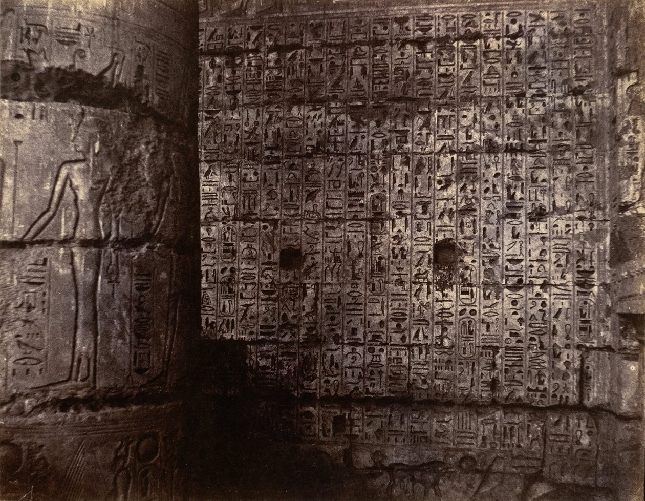 Medinet-Habu, 1854 - John Beasley Greene