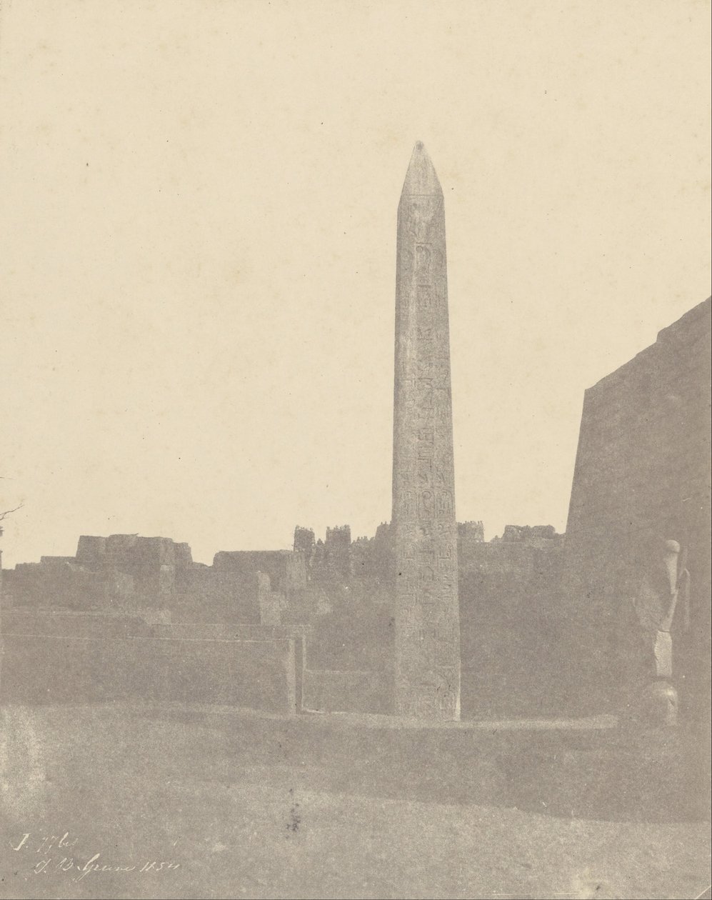 Louqsor, Obélisque (Côté Ouest) - John Beasly Greene