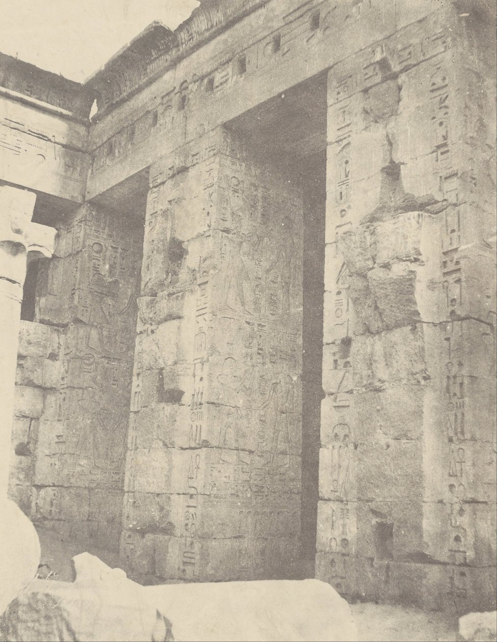Médinet Habou, Palais de Ramsès II 2de Cour, Côté Est - John Beasly Greene