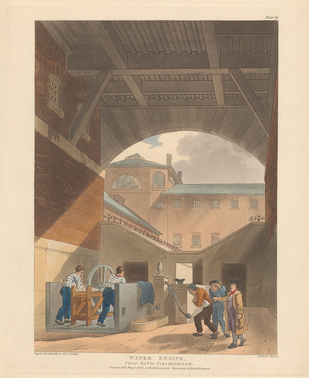 Moteur à eau, prison de Cold-Bath-Field - John Bluck