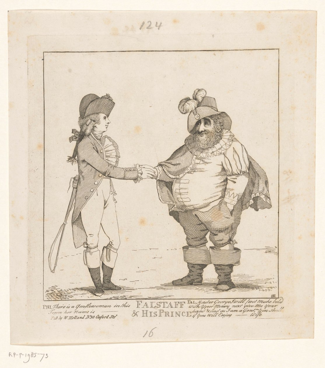 Fox et le Prince de Galles, 1783 (Falstaff & his Prince) - John Boyne