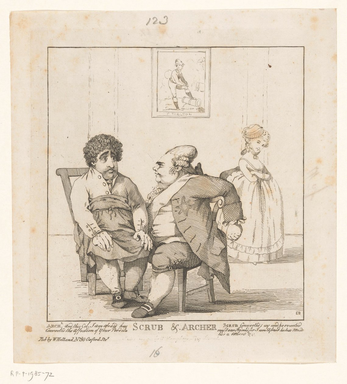 Caricature de Charles Fox et Frederick North, 1783 - John Boyne