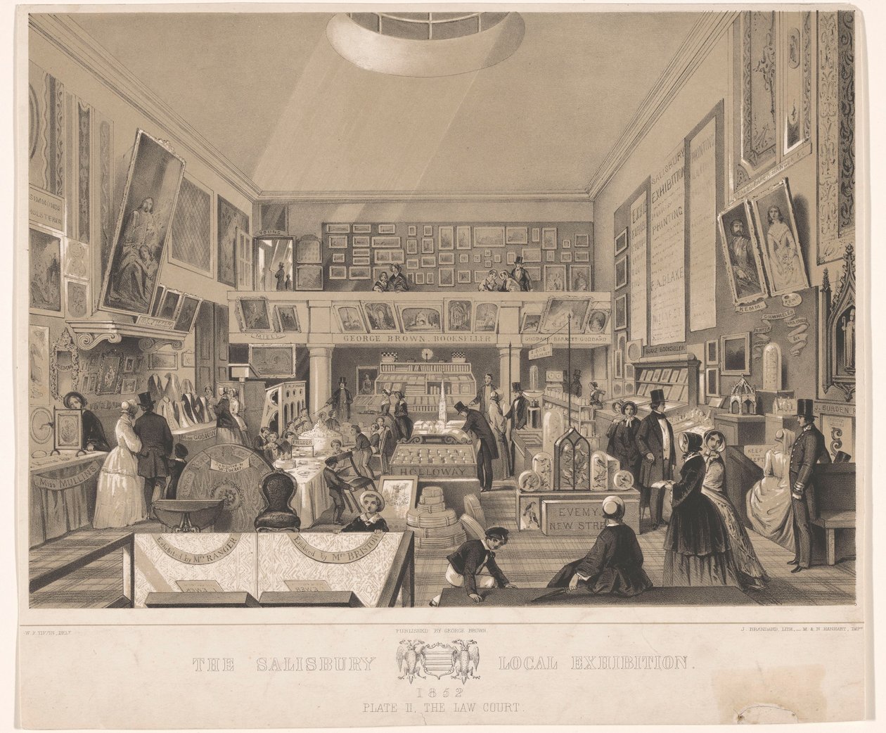 Intérieur du tribunal pendant l