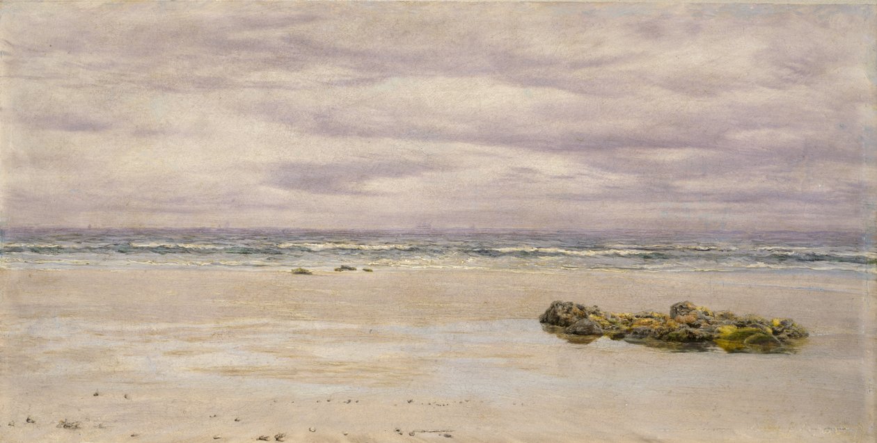 Kennack Sands, Cornwall, à marée basse, 1877 - John Brett
