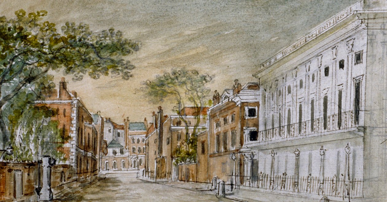 Vue le long de Vigo Lane, Cité de Westminster, Londres - John Bromley