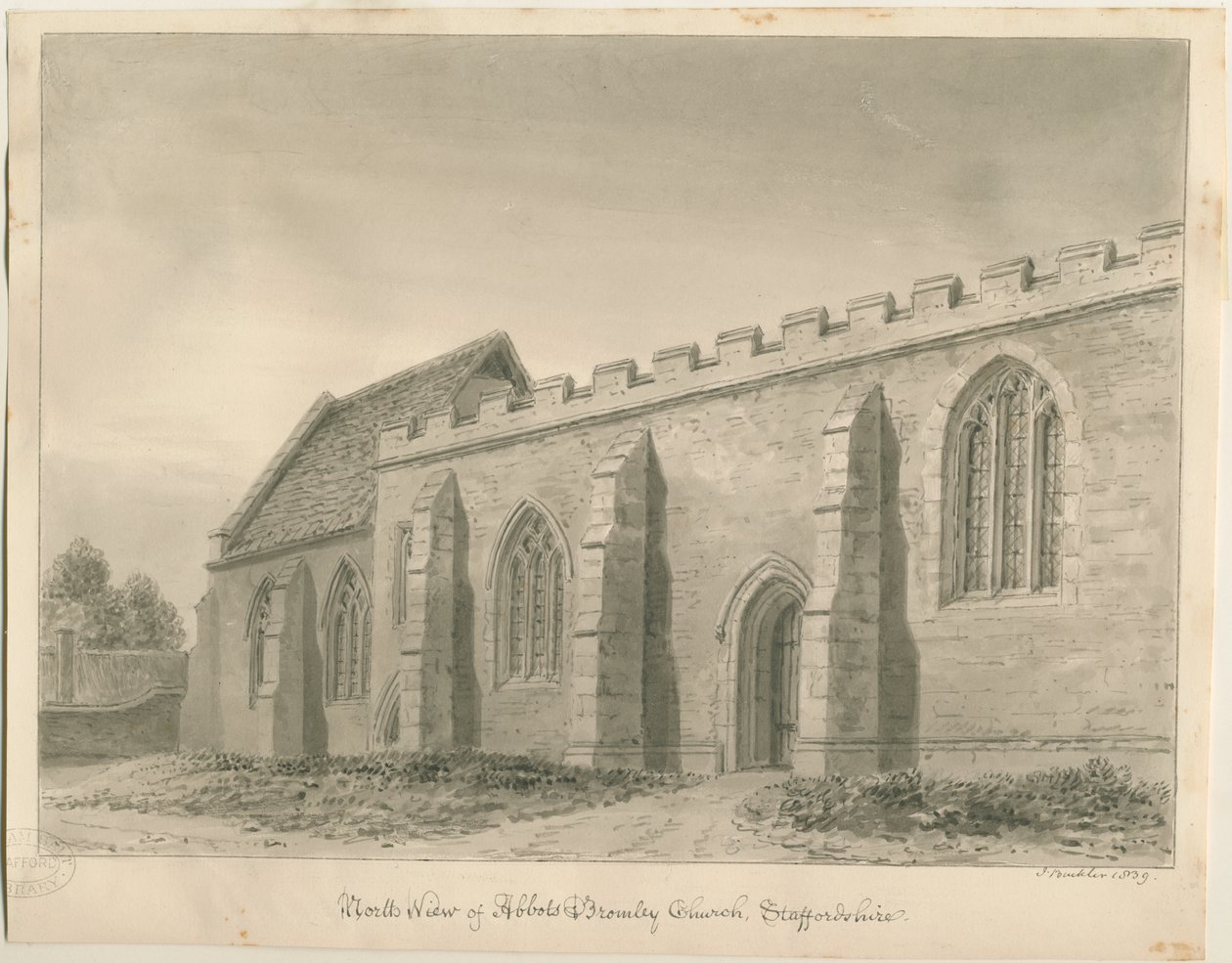 Église Abbots Bromley - John Buckler