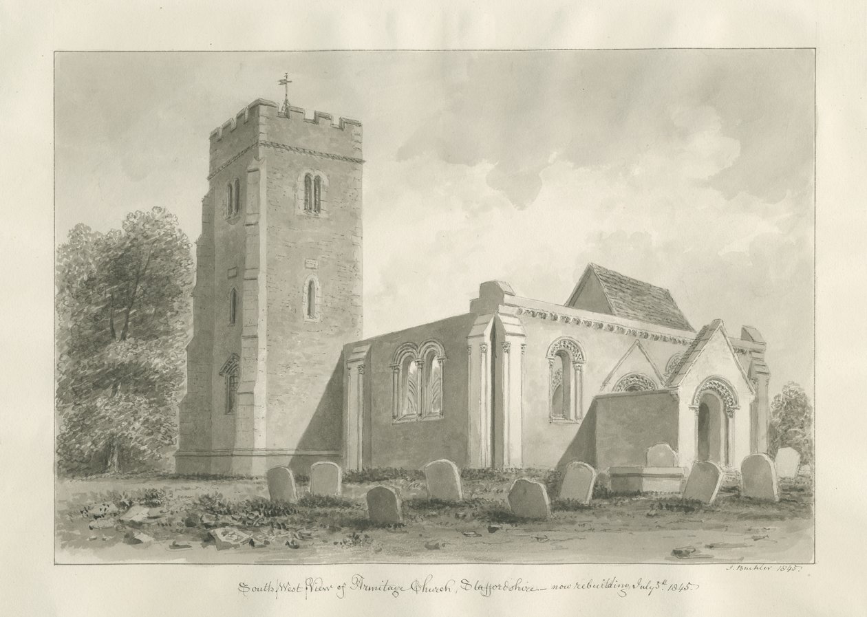 Église Armitage - John Buckler