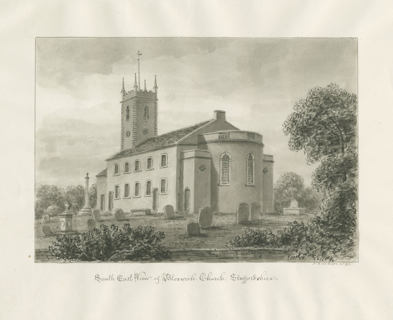 Église de Bloxwich - John Buckler