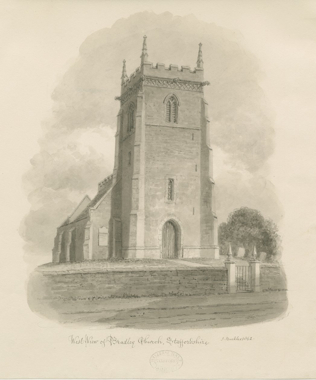Église de Bradley - John Buckler