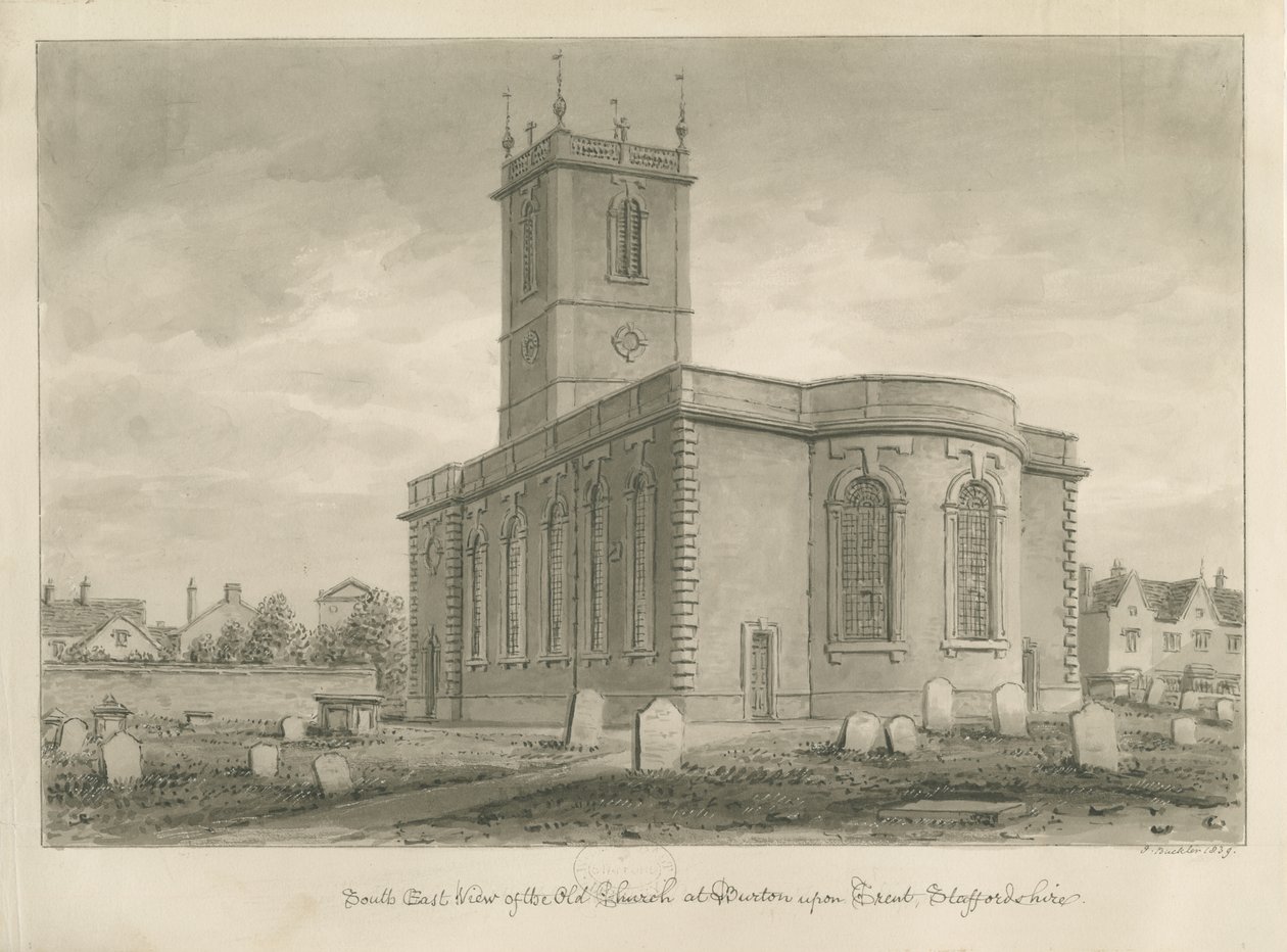 Burton-upon-Trent - Vieille Église - John Buckler