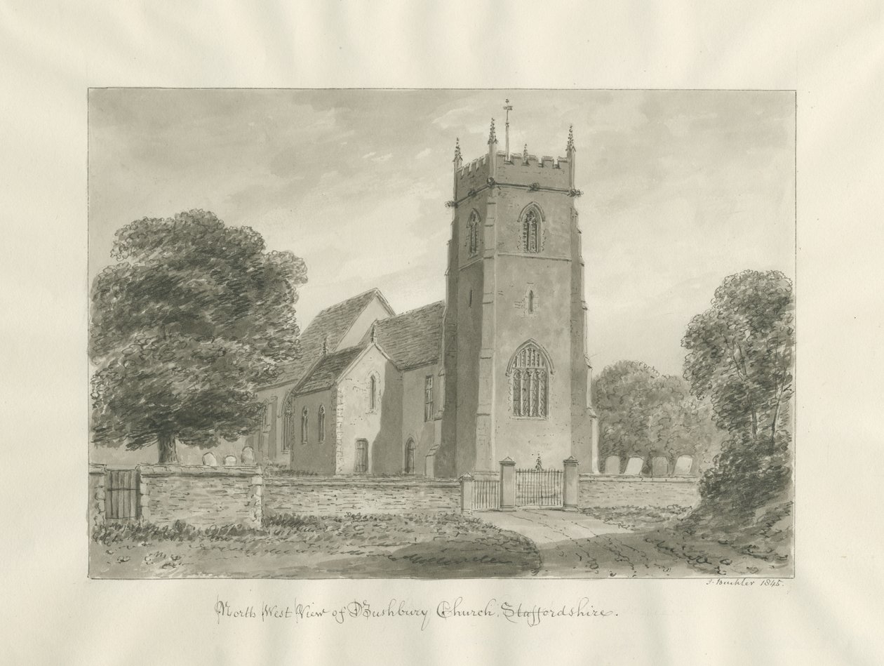 Église de Bushbury - John Buckler