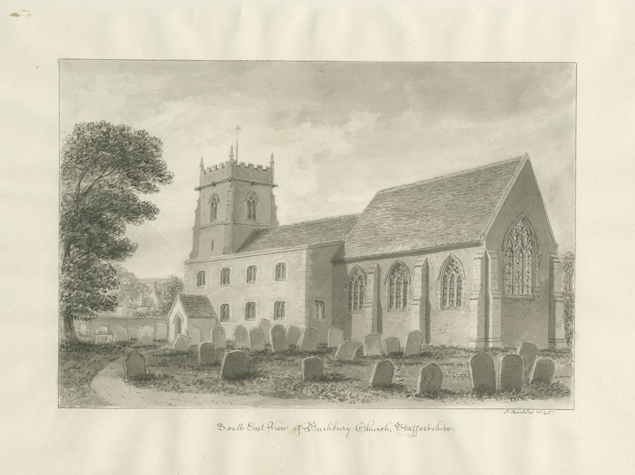 Église de Bushbury - John Buckler