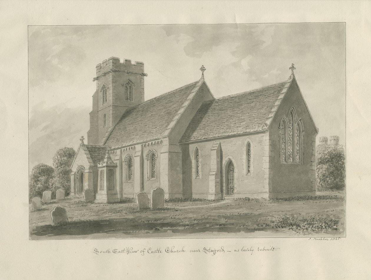 Église de Castle Church - John Buckler