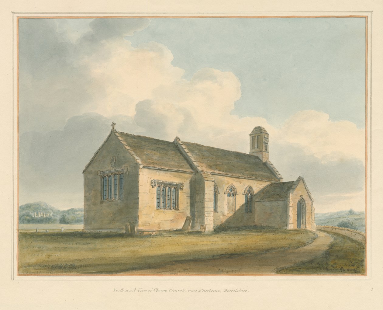 Dorset - Église de Chorne, 1802 - John Buckler
