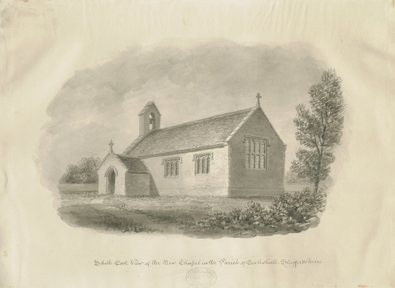 Eccleshall - Chapelle de Cotes Heath - John Buckler