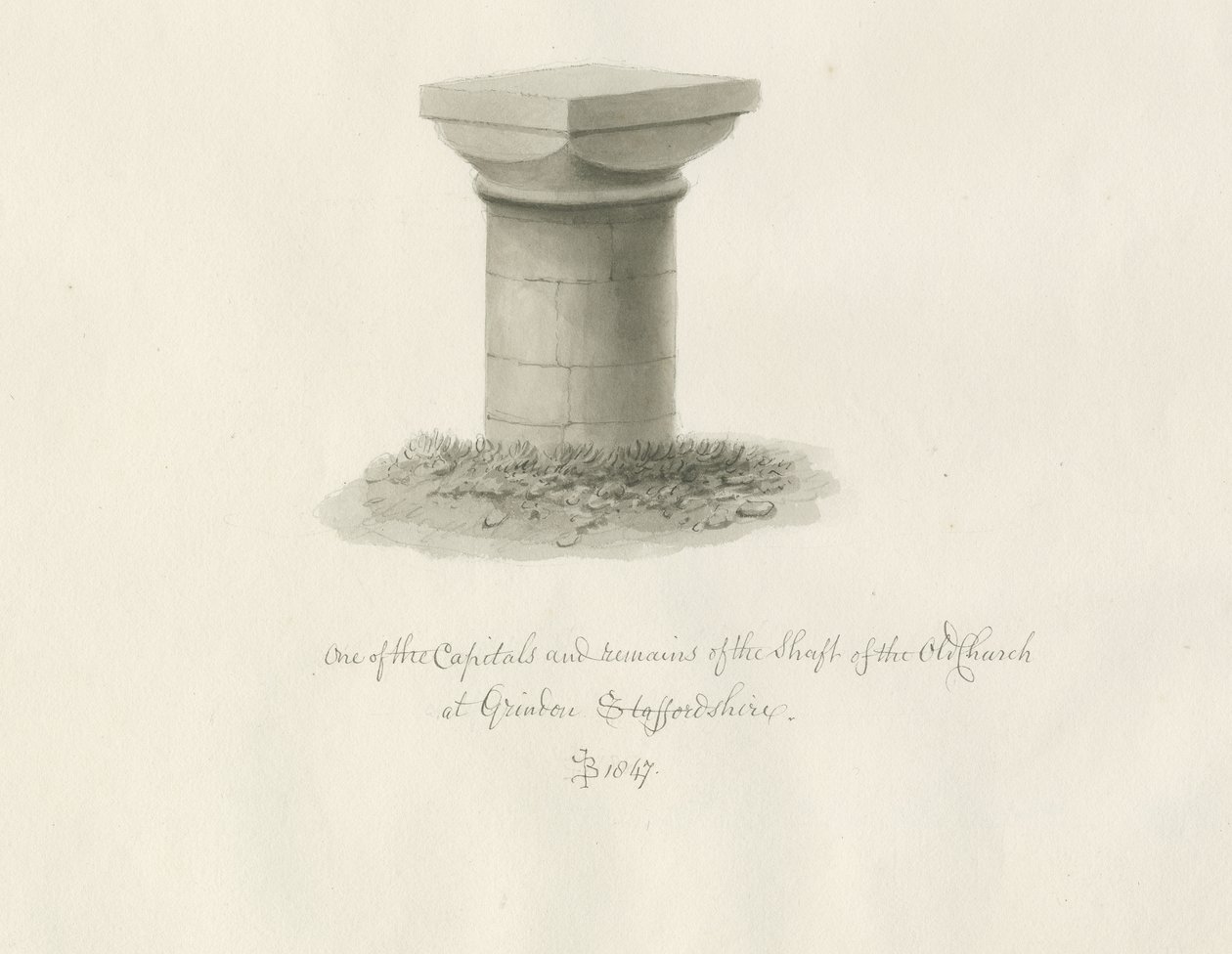 Église de Grindon - John Buckler