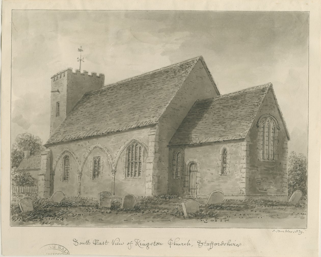 Église Kingstone - John Buckler
