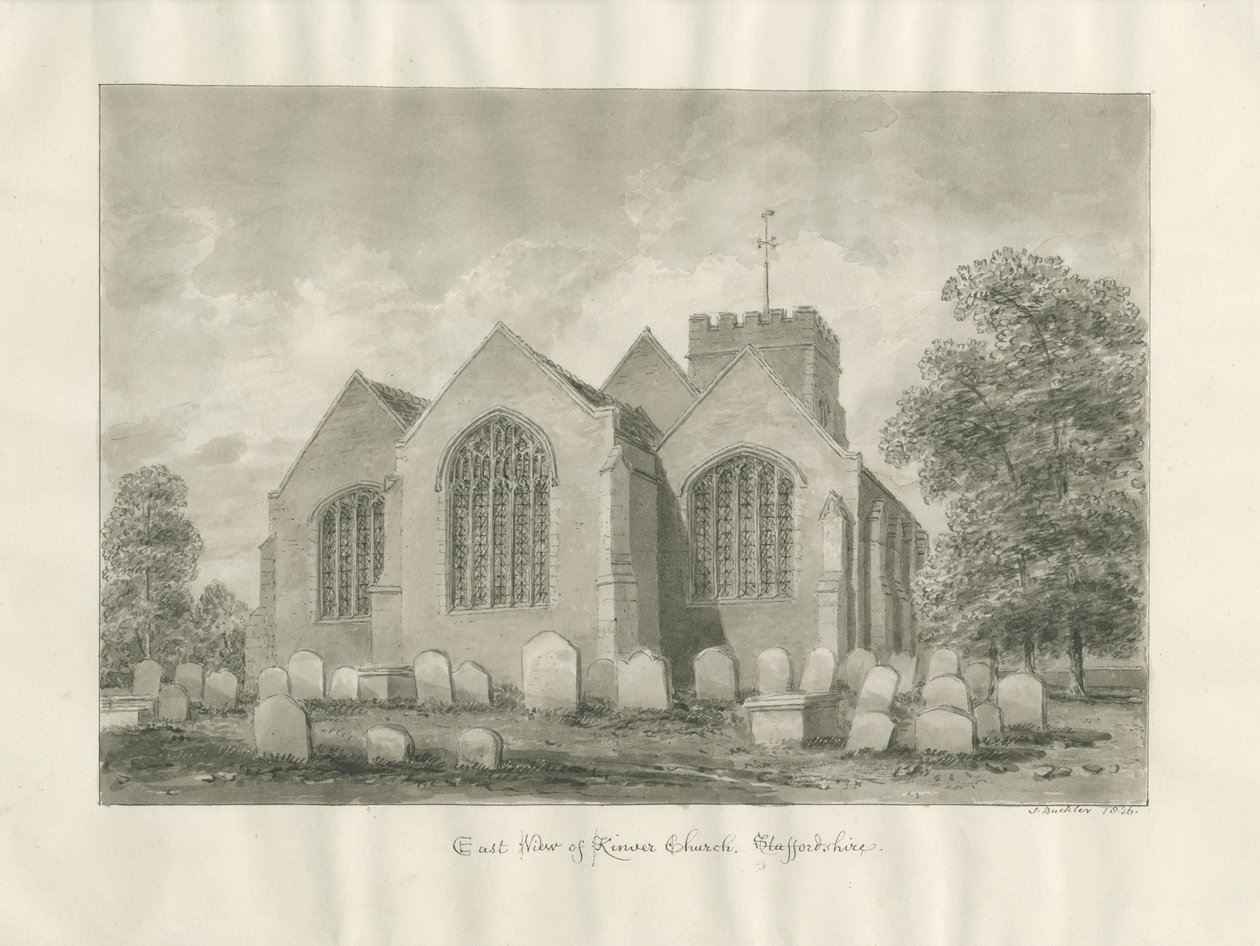Église de Kinver - John Buckler