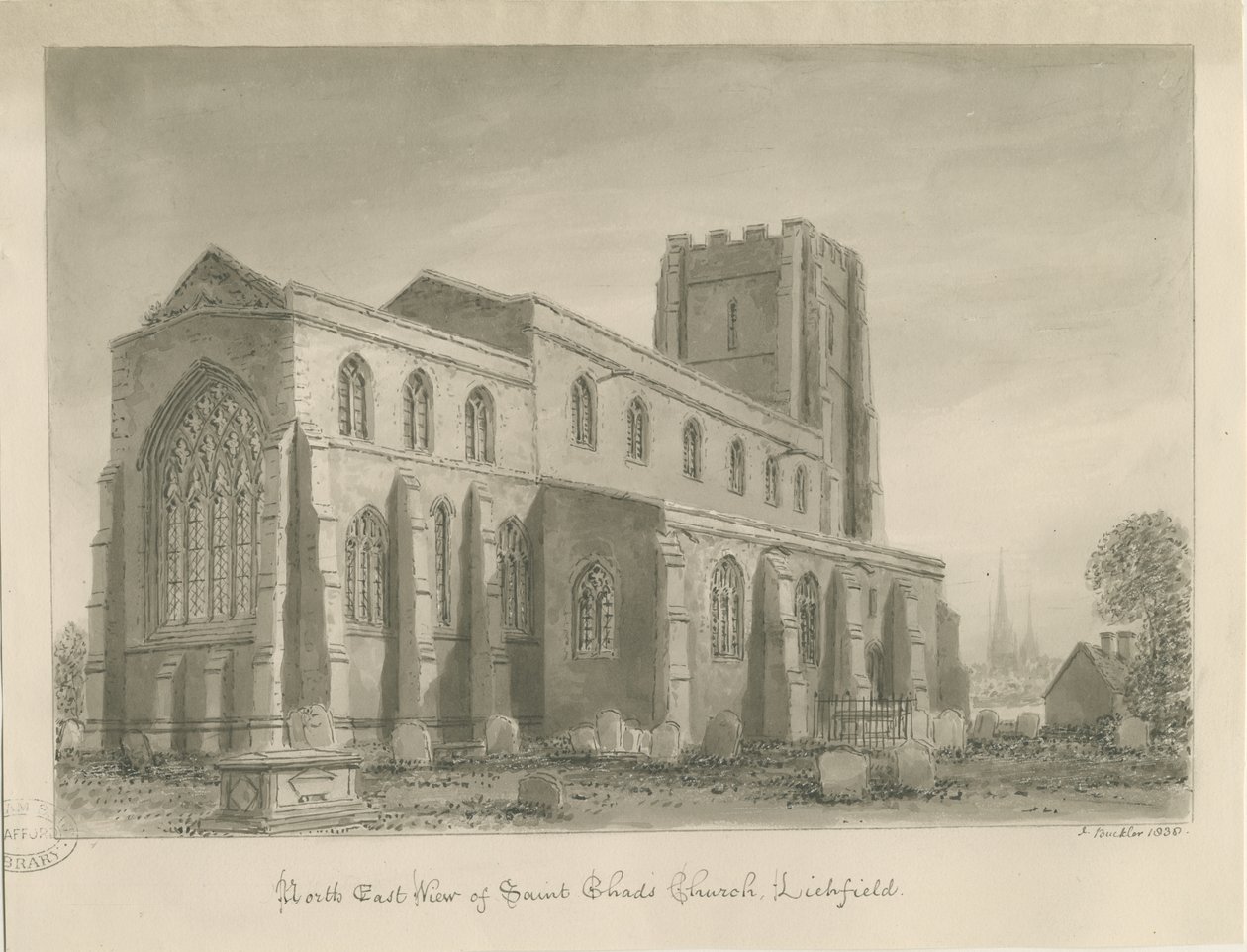 Lichfield - Église de St. Chad - John Buckler