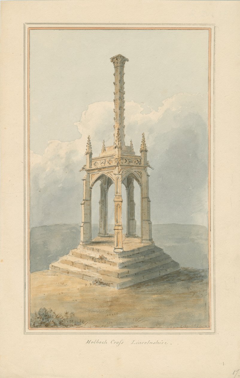 Lincolnshire - Holbeach Cross, 1824 - John Buckler