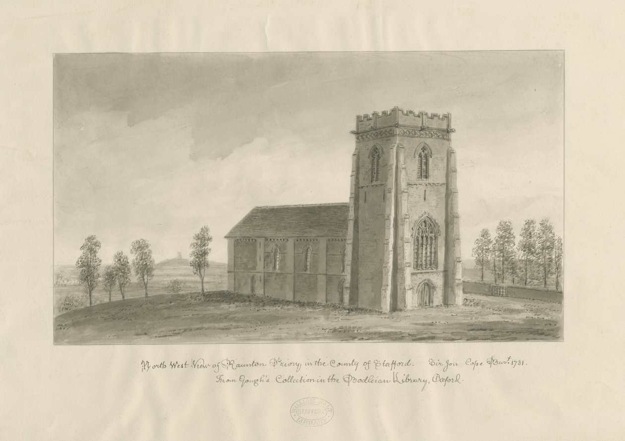 Abbaye de Ranton [Prieuré] | John Buckler | Estampe d'art